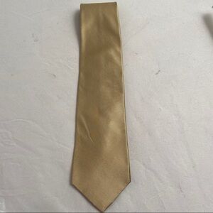 Peter Thomas for Superba vintage gold silk tie
